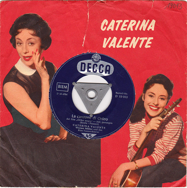 Caterina Valente : La Canzone Di Orfeo / Felicità (7", Single)