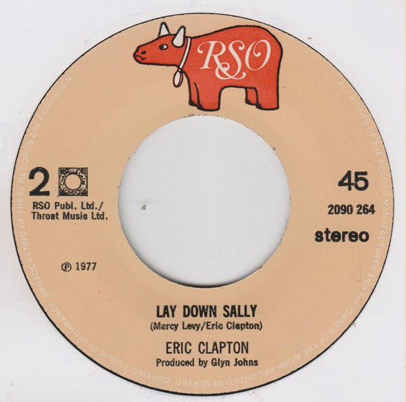 Eric Clapton : Cocaine / Lay Down Sally (7", Single)