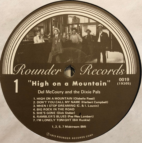 Del McCoury And The Dixie Pals : High On A Mountain (LP, Album)