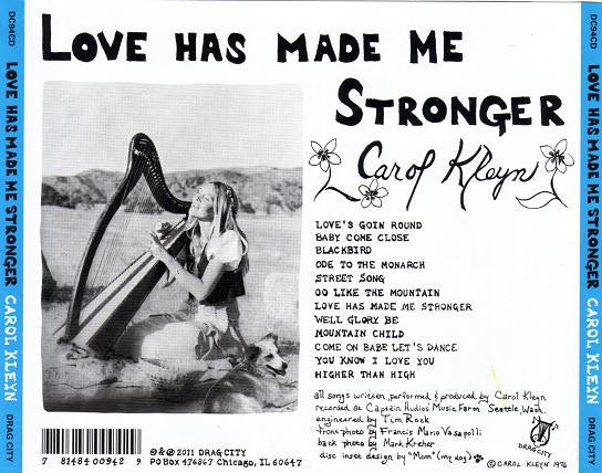 Carol Kleyn : Love Has Made Me Stronger (CD, Album, RE)