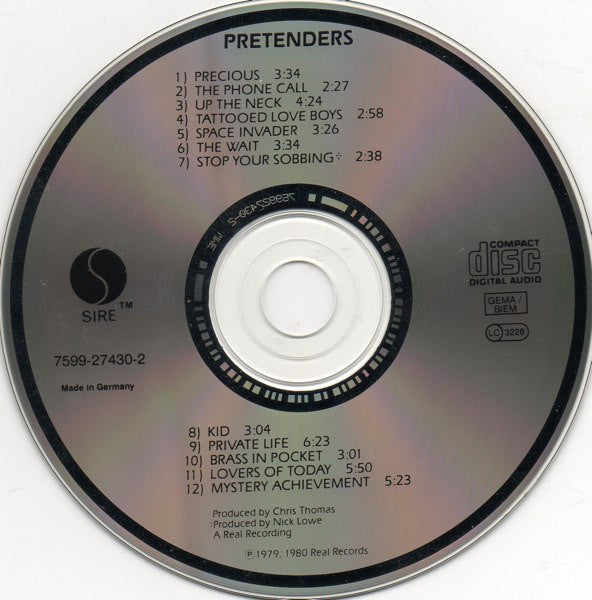 The Pretenders : Pretenders (CD, Album, RE)