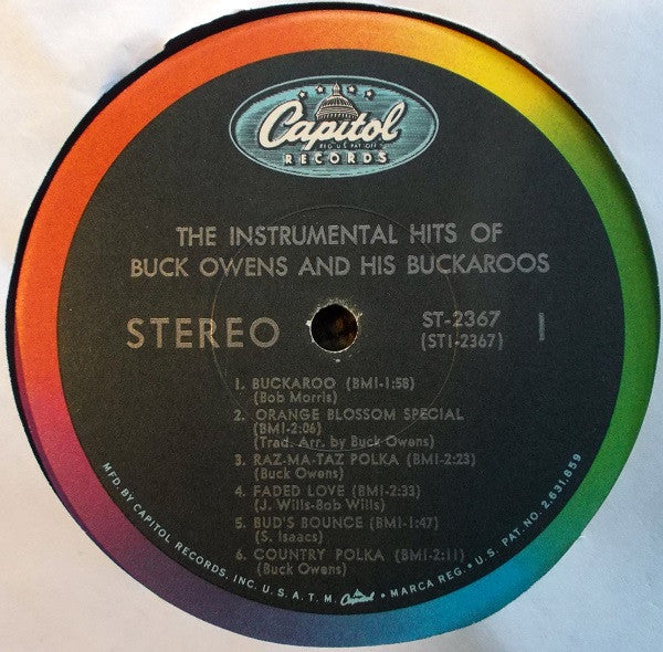 Buck Owens And His Buckaroos : The Instrumental Hits Of Buck Owens And His Buckaroos (LP, Album, Scr)
