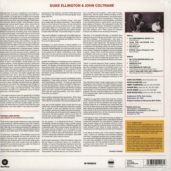 Duke Ellington & John Coltrane : Duke Ellington & John Coltrane (LP, Album, Ltd, RE, RM, 180)