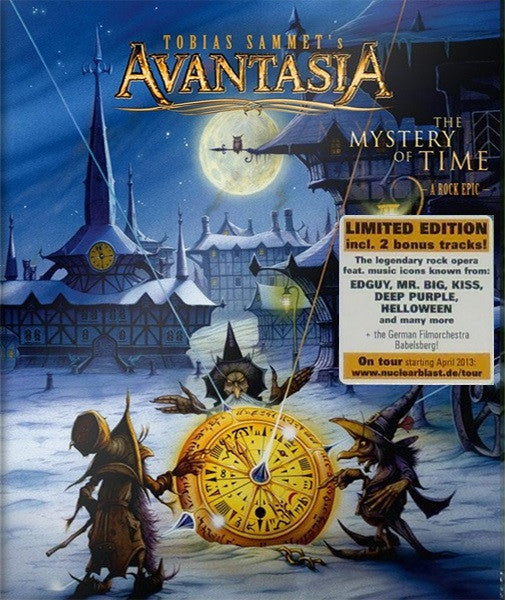 Tobias Sammet's Avantasia : The Mystery Of Time (A Rock Epic) (CD, Album, Ltd, Dig)