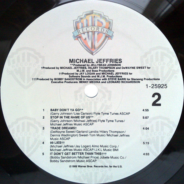 Michael Jeffries : Michael Jeffries (LP, Album)
