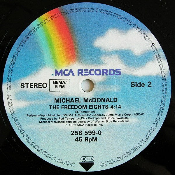 Michael McDonald : Sweet Freedom (12", Single)