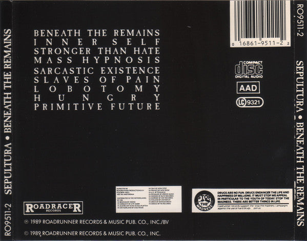 Sepultura : Beneath The Remains (CD, Album)