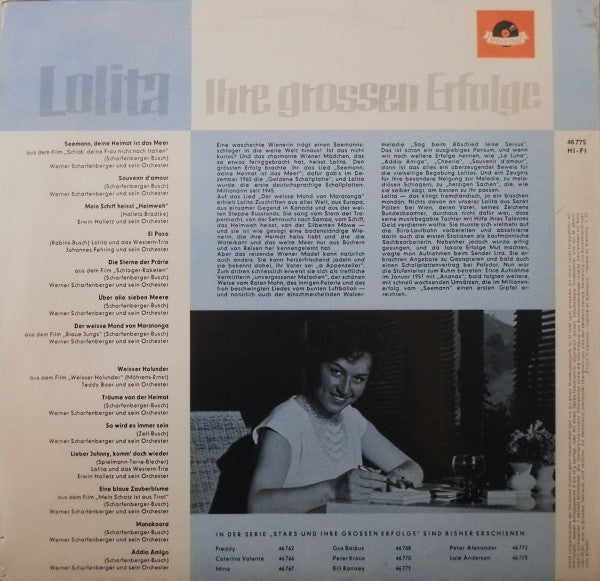 Lolita (3) : Ihre Grossen Erfolge (LP, Comp, Mono)