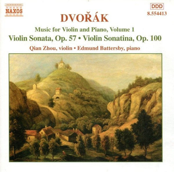 Dvořák*, Qian Zhou, Edmund Battersby : Music For Violin And Piano, Volume 1: Violin Sonata, Op. 57 • Violin Sonatina, Op. 100 (CD, Album)