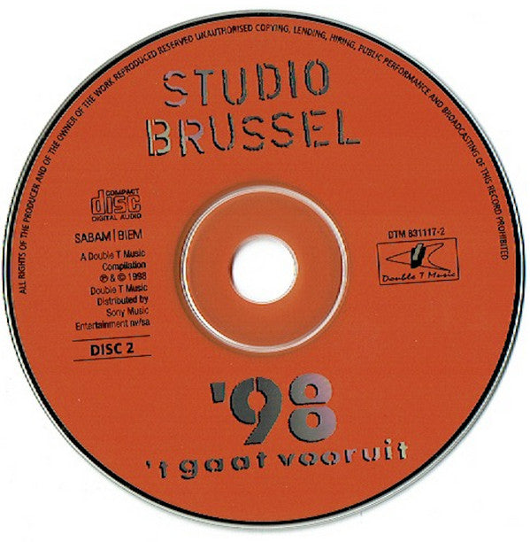 Various - Studio Brussel - 't Gaat Vooruit '98 (CD Tweedehands) - Discords.nl