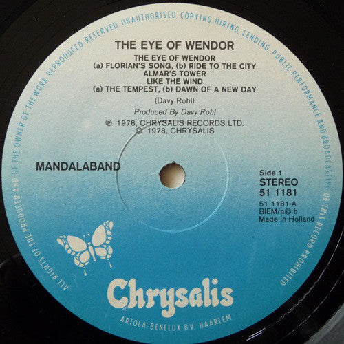 Mandalaband : The Eye Of Wendor: Prophecies (LP, Album)
