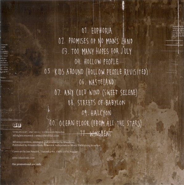 Blaudzun : Promises Of No Man's Land (LP, Album, Ora + CD, Album)