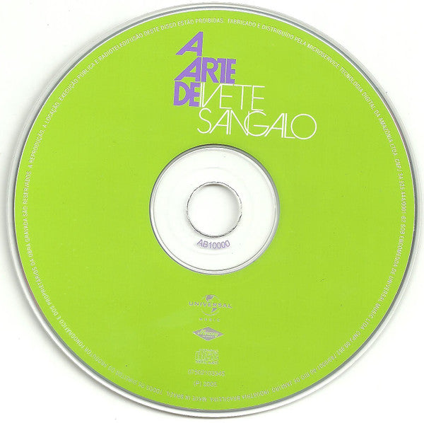 Ivete Sangalo : A Arte De Ivete Sangalo (CD, Comp, RP)