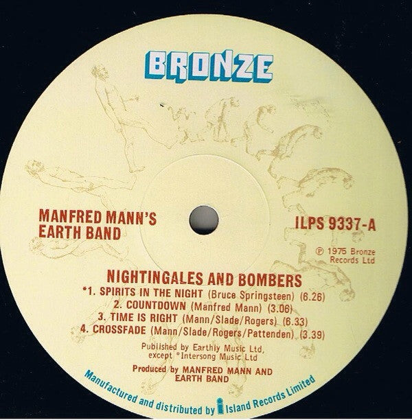 Manfred Mann's Earth Band : Nightingales & Bombers (LP, Album)