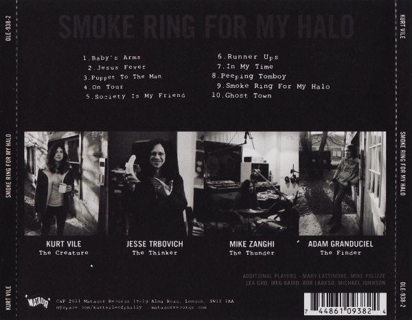 Kurt Vile : Smoke Ring For My Halo (CD, Album)