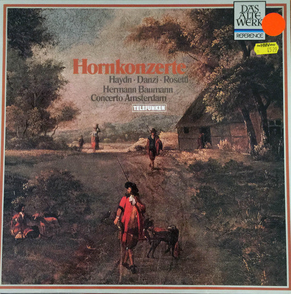 Joseph Haydn • Franz Danzi • Antonio Rosetti • Hermann Baumann • Concerto Amsterdam : Hornkonzerte (LP, RE)
