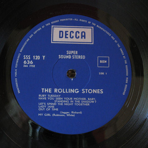 The Rolling Stones : Flowers (LP, Comp)