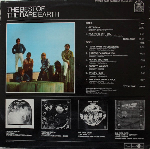Rare Earth : The Best Of The Rare Earth (LP, Comp)