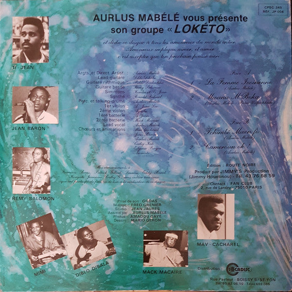 Aurlus Mabele Vous Présente Son Loketo : Maracas D'Or (LP, Album)