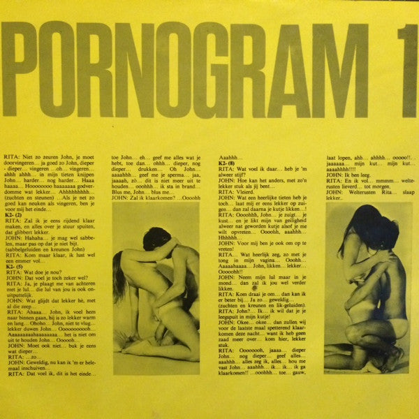 No Artist : Pornogram 1 (LP, RE)
