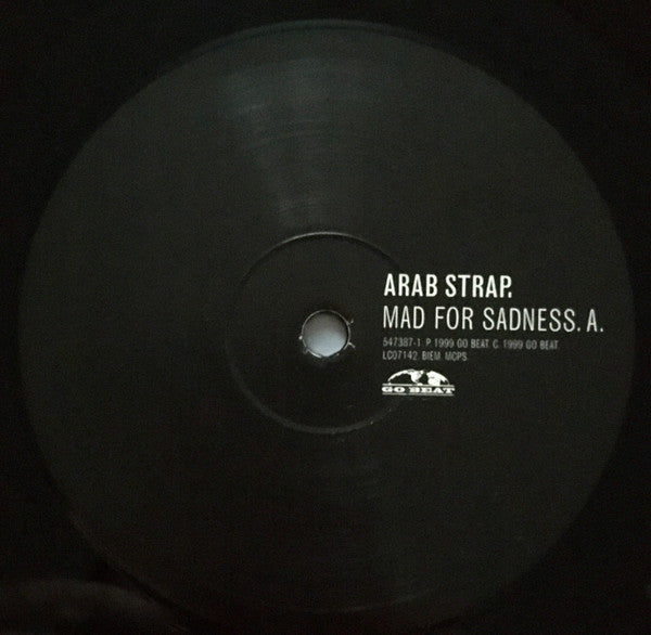 Arab Strap : Mad For Sadness (LP, Album, Ltd)