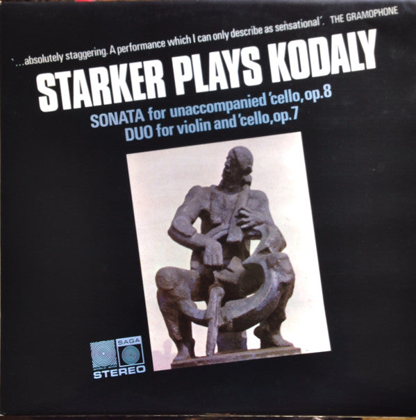 Zoltán Kodály, Janos Starker : Starker Plays Kodaly (LP, Album, RE)