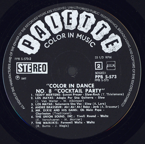 Various : Cocktail Party (LP, Comp)