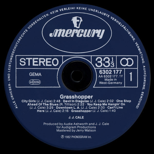 J.J. Cale : Grasshopper (LP, Album)