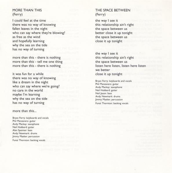 Roxy Music : Avalon (HDCD, Album, RE, RM, RP)