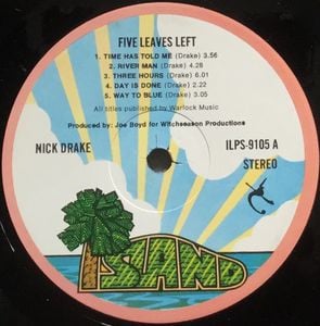 Nick Drake : Five Leaves Left (LP, Album, RE, Gat)