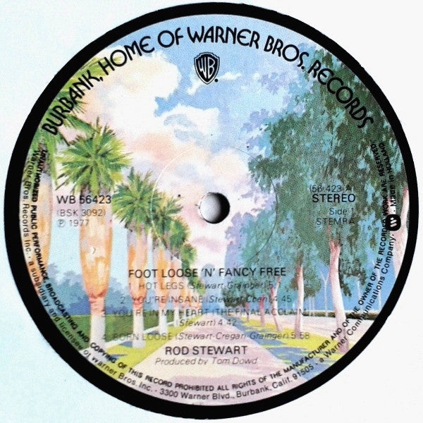 Rod Stewart : Foot Loose & Fancy Free (LP, Album)