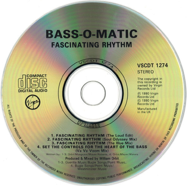 Bassomatic : Fascinating Rhythm (CD, Single)