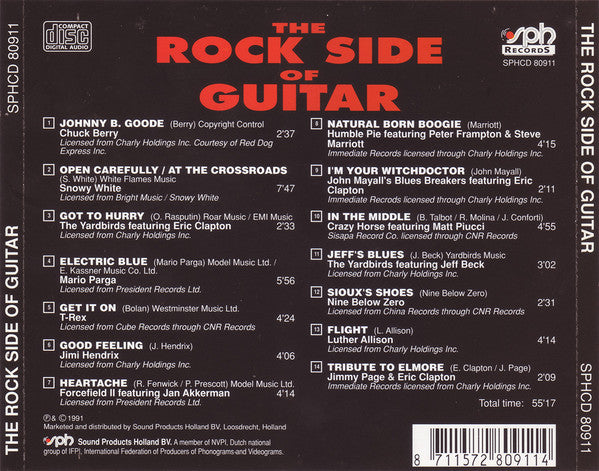 Various - The Rock Side Of Guitar (CD Tweedehands) - Discords.nl