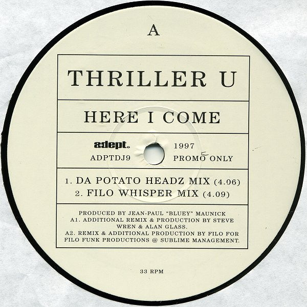 Thriller U - Here I Come (12" Tweedehands) - Discords.nl