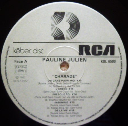 Pauline Julien : Charade (LP, Album)