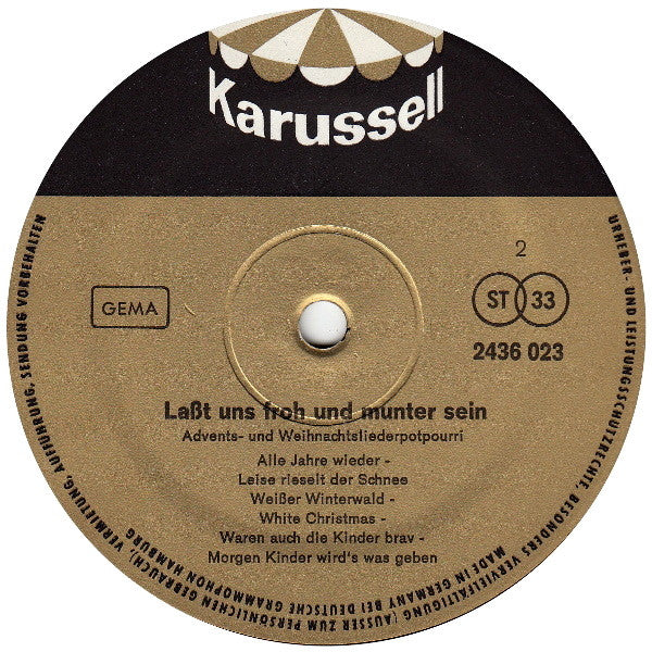 Various : Laßt Uns Froh Und Munter Sein (2xLP, Comp)