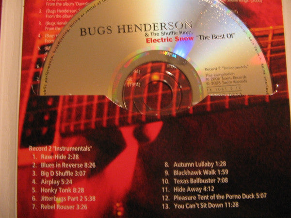 Bugs Henderson & The Shuffle Kings : Electric Snow "The Best Of" (3xCD, Comp)