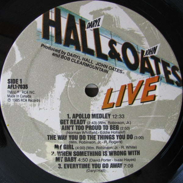 Daryl Hall & John Oates With David Ruffin & Eddie Kendricks - Live At The Apollo (LP Tweedehands) - Discords.nl