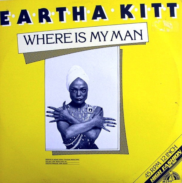 Eartha Kitt - Where Is My Man (12" Tweedehands) - Discords.nl
