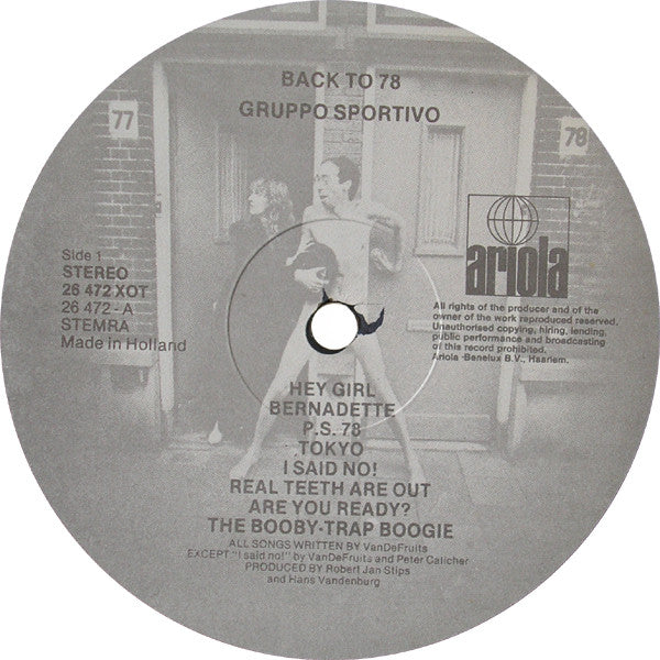 Gruppo Sportivo - Back To 78 (LP Tweedehands) - Discords.nl