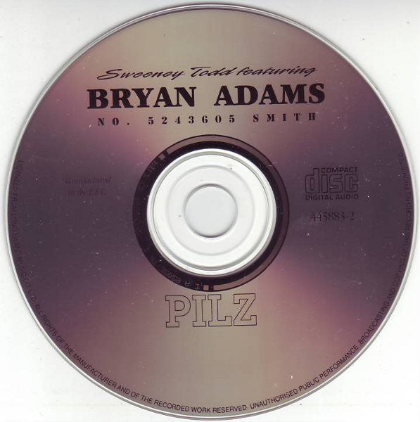 Sweeney Todd feat. Bryan Adams - No. 5243605 Smith (CD Tweedehands) - Discords.nl