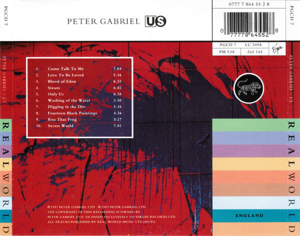 Peter Gabriel - Us (CD) - Discords.nl