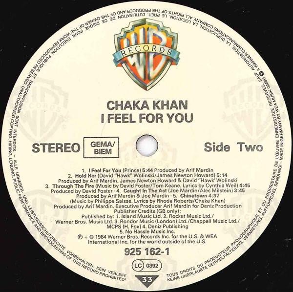 Chaka Khan - I Feel For You (LP Tweedehands) - Discords.nl