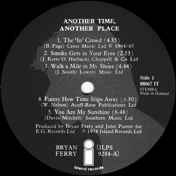 Bryan Ferry - Another Time, Another Place (LP Tweedehands) - Discords.nl
