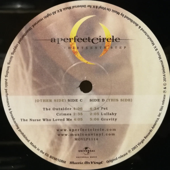 A Perfect Circle - A Perfect Circle - Thirteenth Step (LP) - Discords.nl