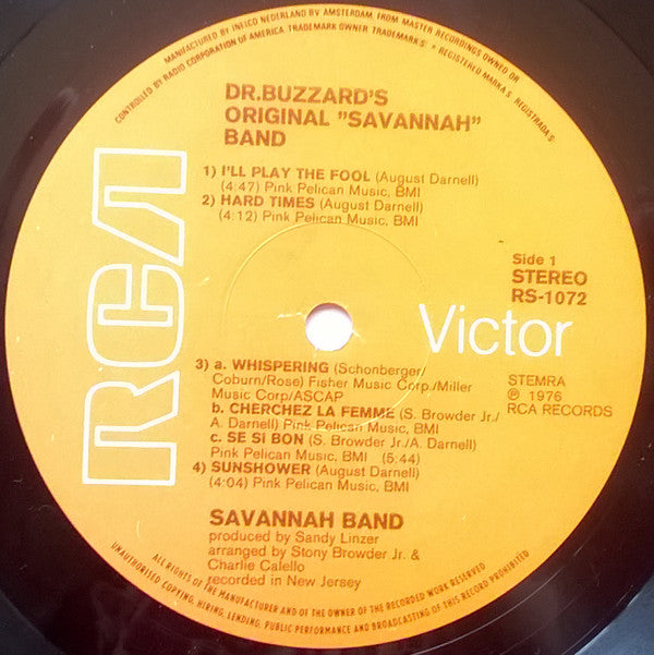 Dr. Buzzard's Original Savannah Band - Dr. Buzzard's Original Savannah Band (LP Tweedehands) - Discords.nl