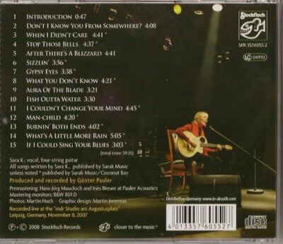 Sara K. - Don't I Know You From Somewhere?  Solo Live (CD Tweedehands) - Discords.nl