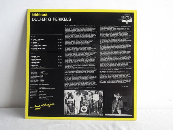 Dulfer & Perikels - I Didn't Ask (LP Tweedehands) - Discords.nl