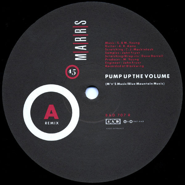 M|A|R|R|S - Pump Up The Volume (Remix) (12" Tweedehands) - Discords.nl