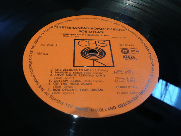 Bob Dylan - Subterranean Homesick Blues (LP Tweedehands) - Discords.nl